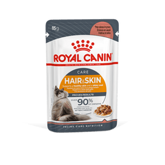 Royal Canin Aliment Humide Chat Hair & Skin Sauce 85G