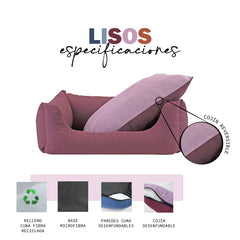 Lit YAGU OXFORD BURDEOS-MALVA T-5