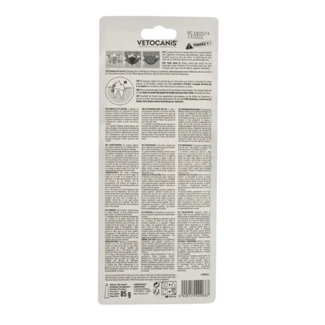 Kit Dentaire Triple Action pour Chien. Brosse à dent et Dentifrice