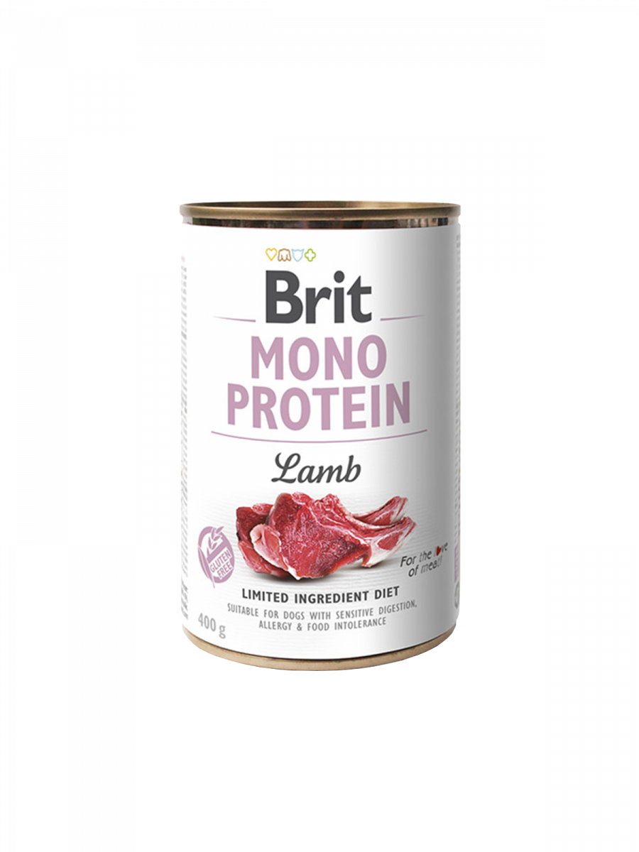 BRIT Aliment Humide Chien MONO PROTÉINE – AGNEAU 400 G