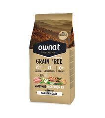OWNAT Aliment Sec pour Chat GRAIN FREE PRIME HAIR&SKIN 3 Kg