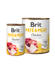BRIT Aliment Humide Chien PÂTÉ & VIANDE - POULET 400 G