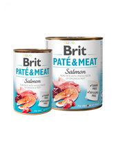 BRIT Aliment Humide Chien PÂTÉ & VIANDE - SAUMON 400 G
