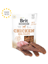 Brit Meat Jerky Snack - Filets de poulet 80 G
