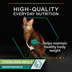 Pro Plan Aliment Humide Chat stérilisée , bœuf dans la sauce (85Gx10)