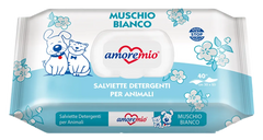 Lingette AMOREMIO Musc blanc 40 pcs