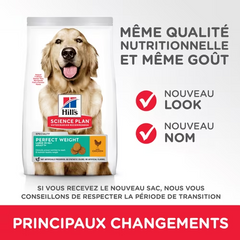 HILL'S SCIENCE PLAN Large Breed Perfect Weight Chicken 12 KG