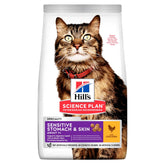 HILL'S SCIENCE PLAN Adult Cat Sensitive Stomach & Skin Chicken 1.5 Kg