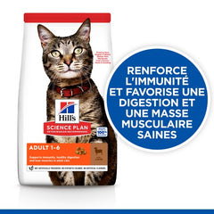 Hill's Science Plan Aliment Sec pour Chat Adulte (1-6) - Agneau 1,5 Kg