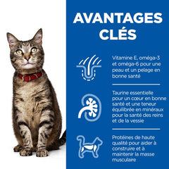 Hill's Science Plan Aliment Sec pour Chat Adulte (1-6) - Agneau 1,5 Kg