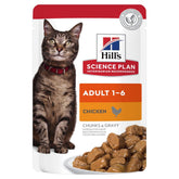 Hill's SCIENCE PLAN Aliment Humide Chat Sauce Chat Adulte Poulet 85 G