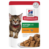 Hill's SCIENCE PLAN Aliment Humide Chat Sauce pour Chaton Poulet - sachet repas 85 G