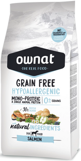 Ownat Grain Free Aliment Sec Chien Hypoallergenic Saumon 12 Kg