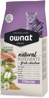 OWNAT Aliment Sec pour Chat CLASSIQUE STERILISED CHATS