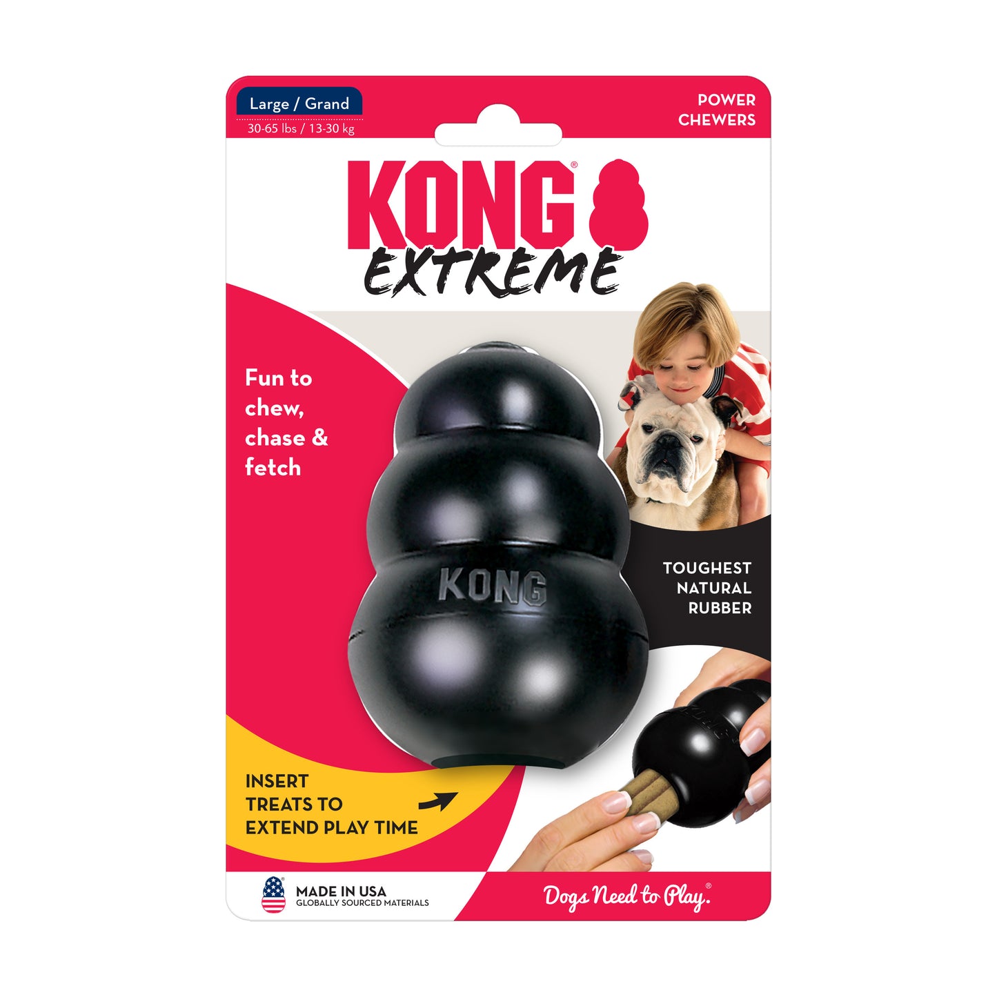 Jouet pour Chien KONG EXTREME ULTRA SOLIDE
