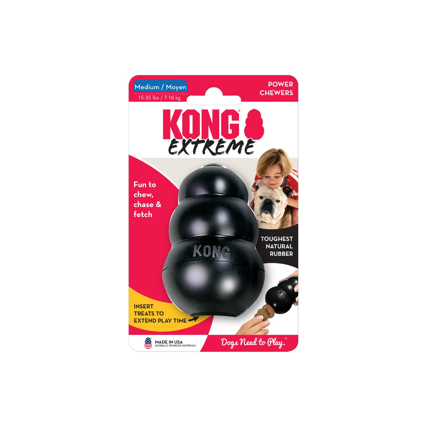 Jouet pour Chien KONG EXTREME ULTRA SOLIDE