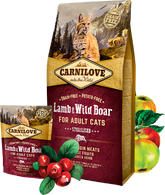 Carnilove Sterilized Adult Cats Lamb & Wild Boar