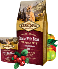 Carnilove Sterilized Adult Cats Lamb & Wild Boar