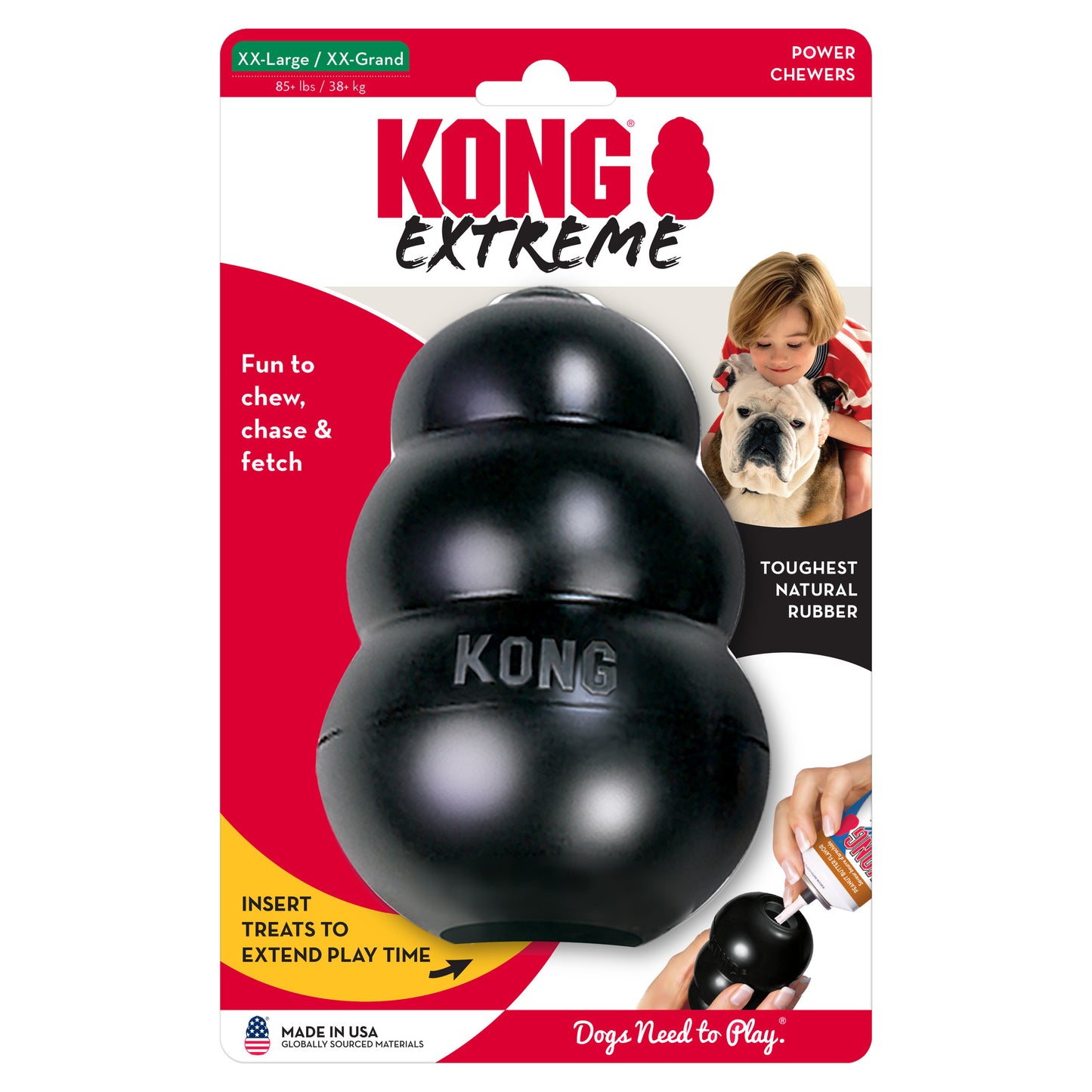 Jouet pour Chien KONG EXTREME ULTRA SOLIDE