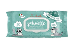 Lingettes Ferribiella- Multi Usage Avec Chlorhexidine – Chien & chat (80pcs)