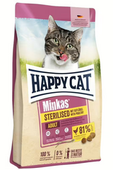 Happy Cat Aliment Sec pour Chat Minkas Sterilised Poultry - Volaille