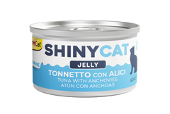 Gimcat Aliment Humide Chat ShinyCat Tuna avec anchois 70g