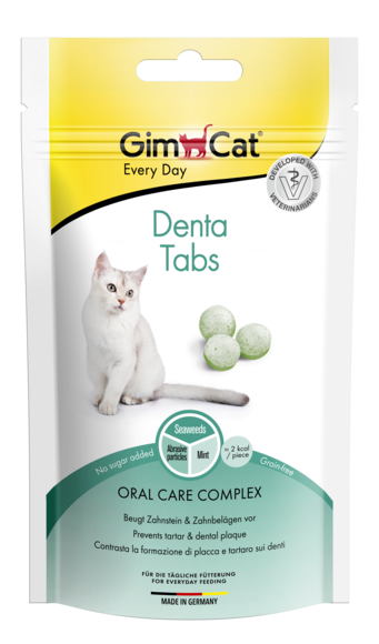 Gimcat DENTA TABS Supplément pour Chat 40G