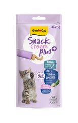 Gimcat Snack cream plus Tuna with zucchini Kitten (6x15g)