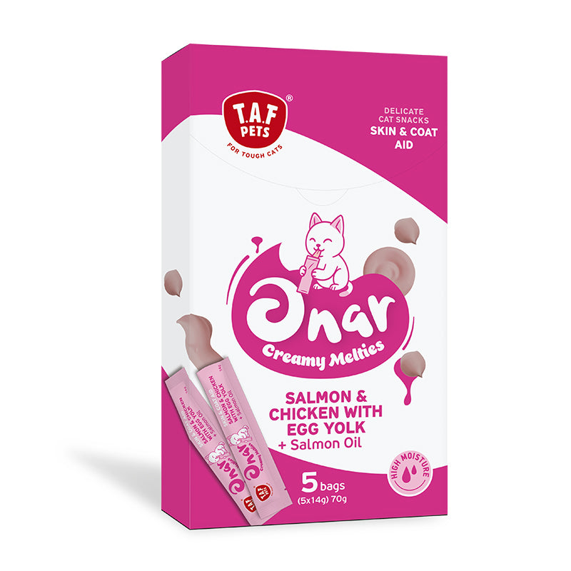 ONAR CREAMY SNACKS SKIN & COAT 5x14 gr