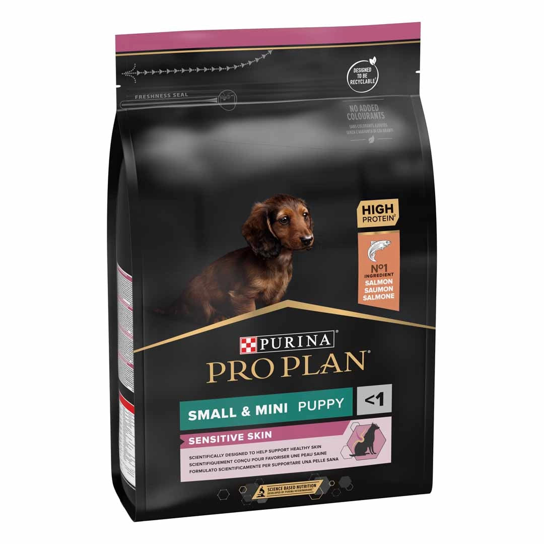 PRO PLAN® SMALL &amp; MINI PUPPY SENSITIVE SKIN - SAUMON 3 Kg