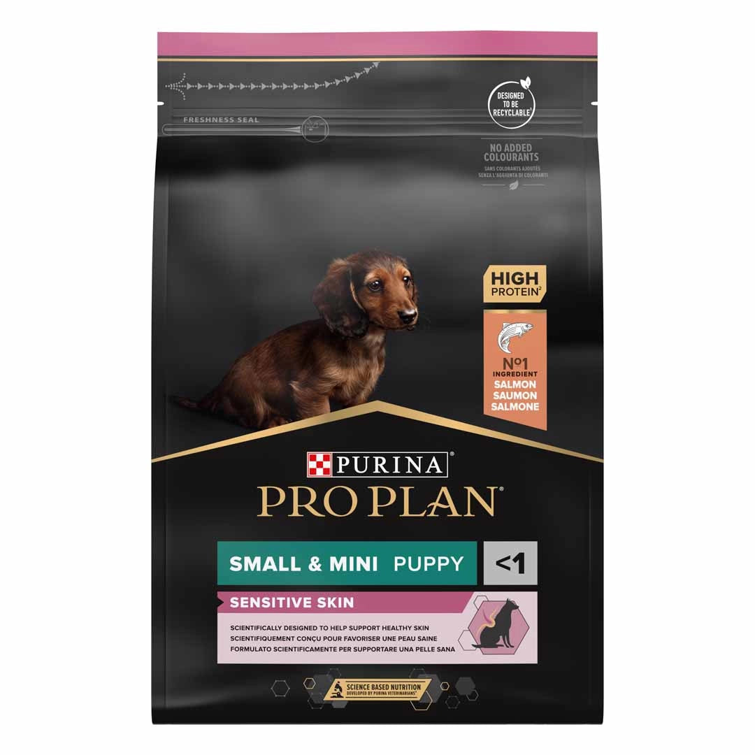 PRO PLAN® SMALL &amp;amp; MINI PUPPY SENSITIVE SKIN - SALMON 3 Kg