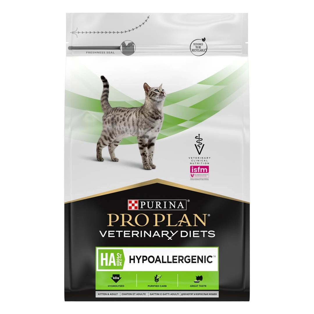 Pro Plan® Veterinary Diets  Hypoallergenic - Chat sujets à l&#39;Allergie Alimentaire 1.3 Kg