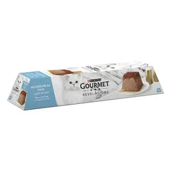 GOURMET® REVELATIONS® au Thon Aliment Humide Chat - Les Mousselines nappées de Sauce (4x57g)