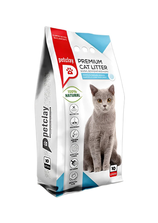 PetClay Litière Agglomérante Savon De Marseille 10 L