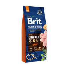 Brit Premium by Nature Aliment Sec Chien Sport 15 kg