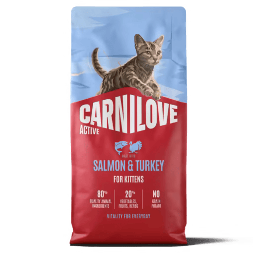 Carnilove Aliment Sec pour Chat ACTIVE Chaton - Saumon et dinde