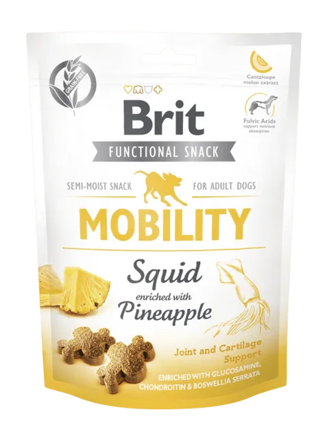 Brit Care Dog Functional Snack Mobility Squid 150 g