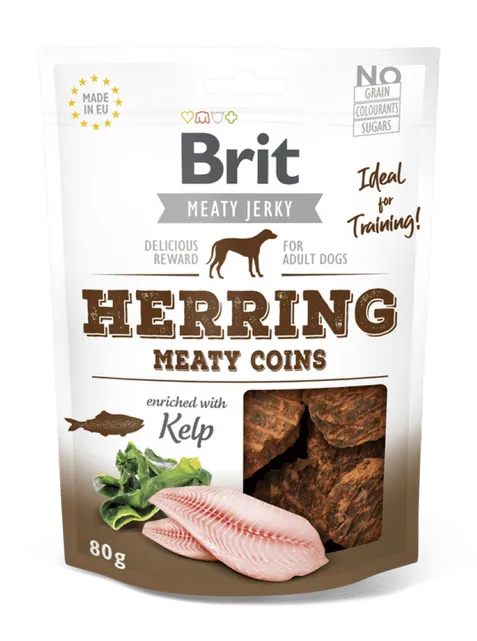 Brit Jerky -Herring Meaty Coins 80 g