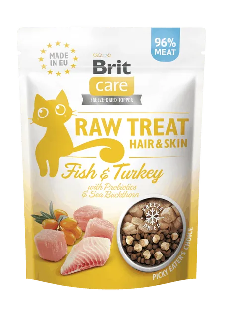 Brit RAW Treat Cat Hair&Skin 40 g
