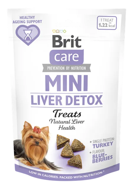 Brit Care Dog Mini friandises LIVER DETOX 50 g