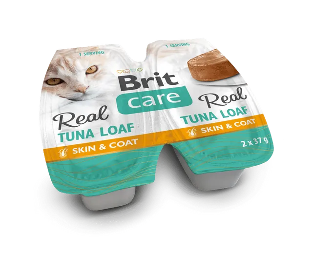 Brit Care Cat Real Tuna Loaf 2 x 37 g