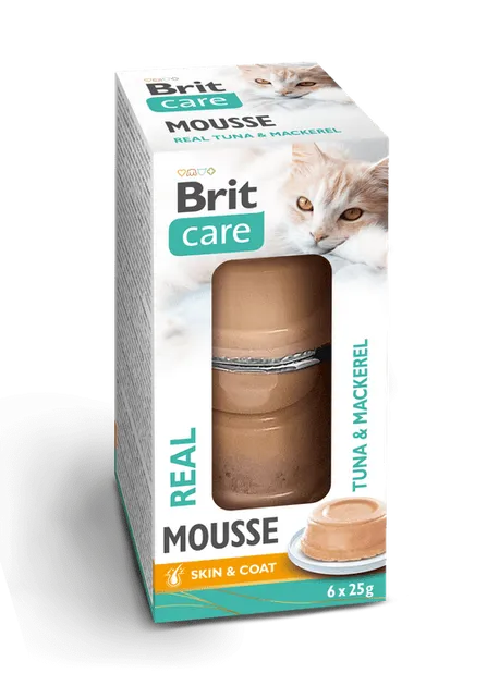 Brit Care Cat Mousse with Real Tuna and Mackerel 6 x 25 g