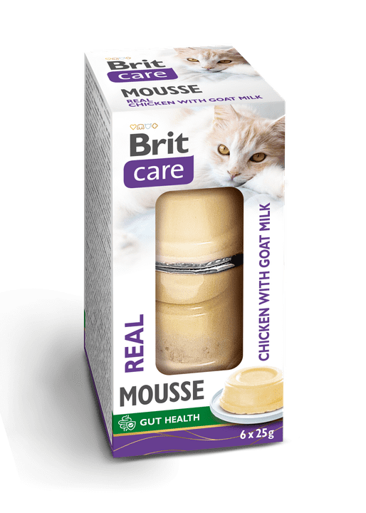 Brit Care Cat Mousse Real Chicken with Goat Milk 6 x 25 g