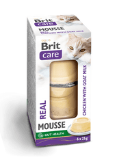 Brit Care Cat Mousse Real Chicken with Goat Milk 6 x 25 g