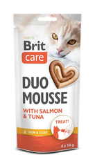 Brit Care Cat Creamy Duo Mousse with Salmon and Tuna 4 x 14 g