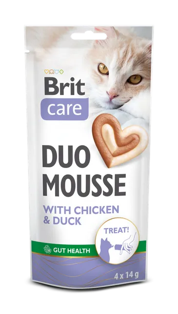 Brit Care Cat Creamy Duo Mousse with Chicken and Duck 4 x 14 g