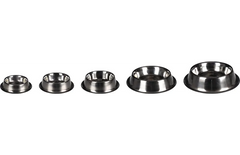 Flamingo Gamelle pour la nourriture et l'eau Thorgan Rond Argent