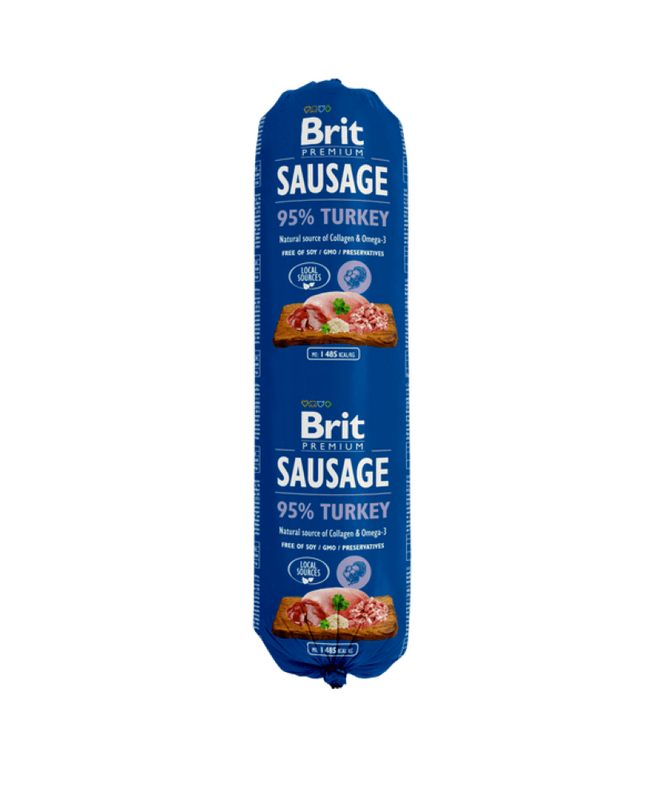 Brit Aliment Humide Chien Sausage Dinde 800 g