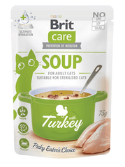 Soupe Brit Care à la dinde Aliment Humide Chat 75 G