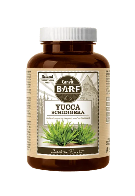 Canvit BARF Yucca Schidigera Supplément pour Chien et Chat 160 g